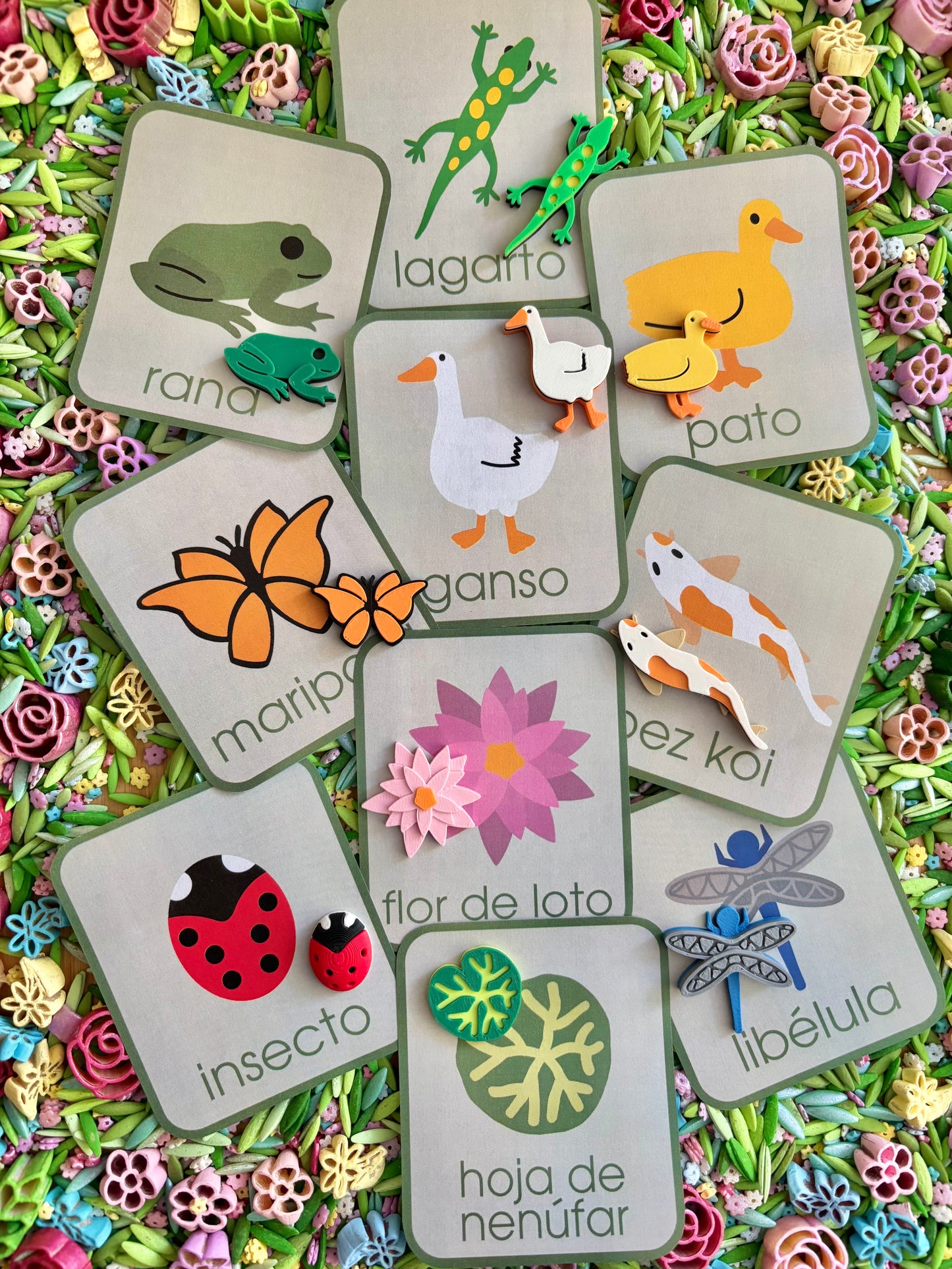Picnic at the Pond Matching Cards