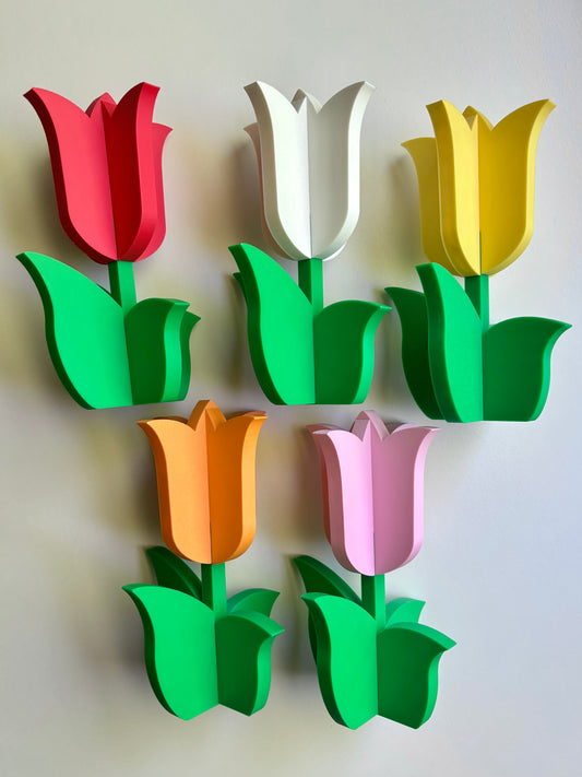 4-Part Tulip Puzzles