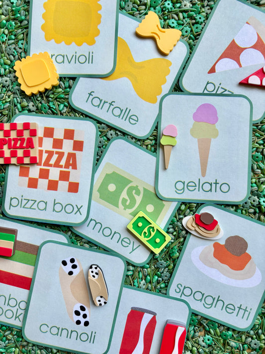 Italian Minis Matching Cards