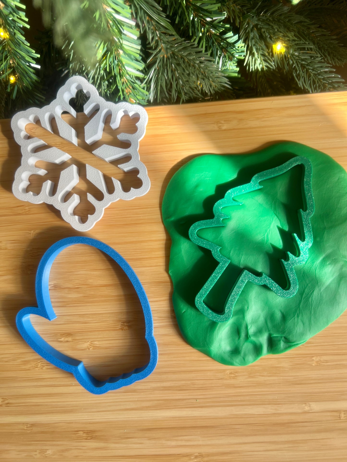 Winter Play Dough Cutter Set