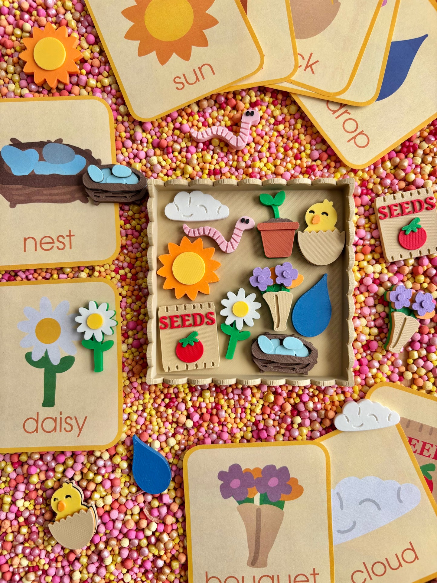 Spring Minis Matching Cards