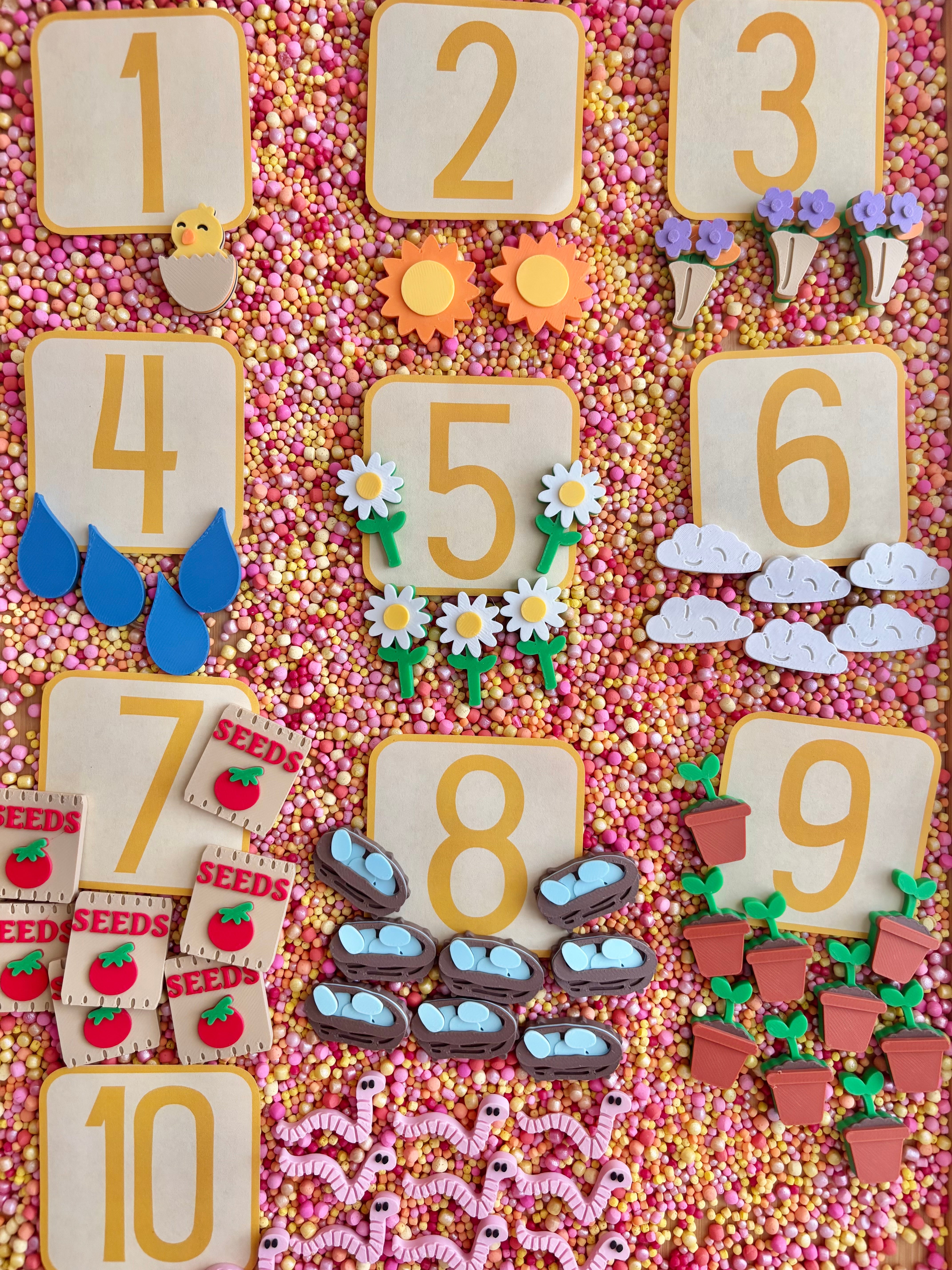Spring Minis Counting Collection – Cureighted Co