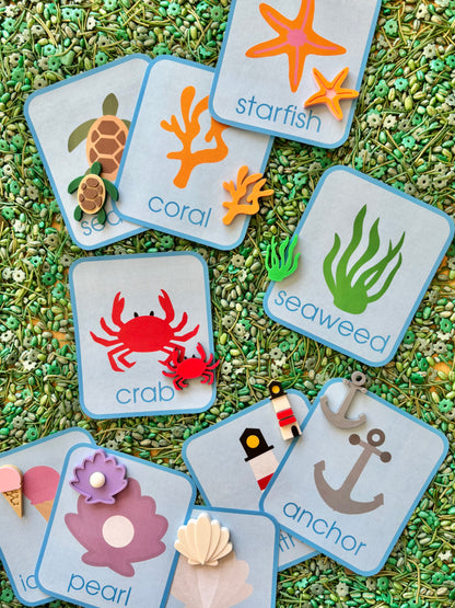 Coastal Vibes Matching Cards