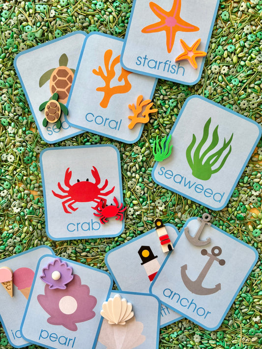 Coastal Vibes Matching Cards