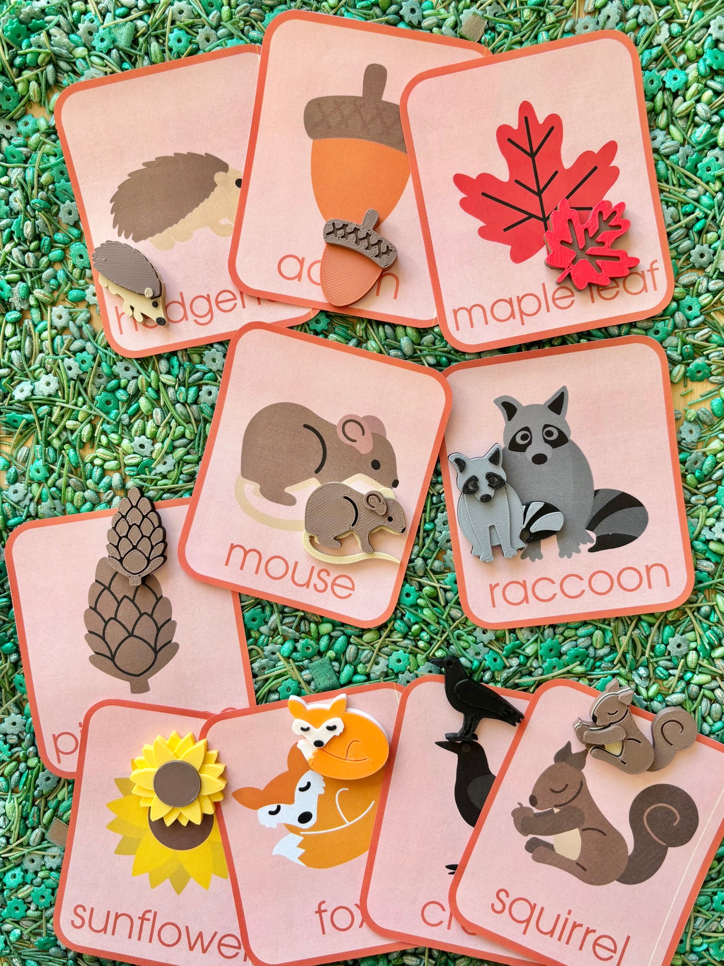 Autumn Minis Matching Cards