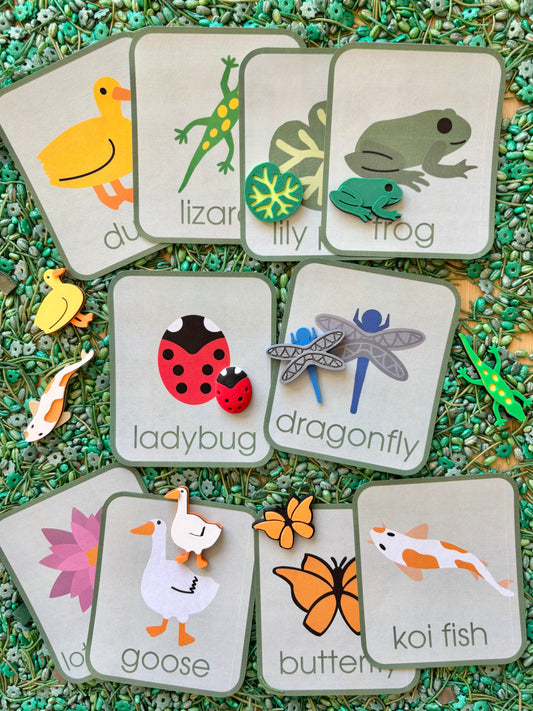 Picnic at the Pond Matching Cards