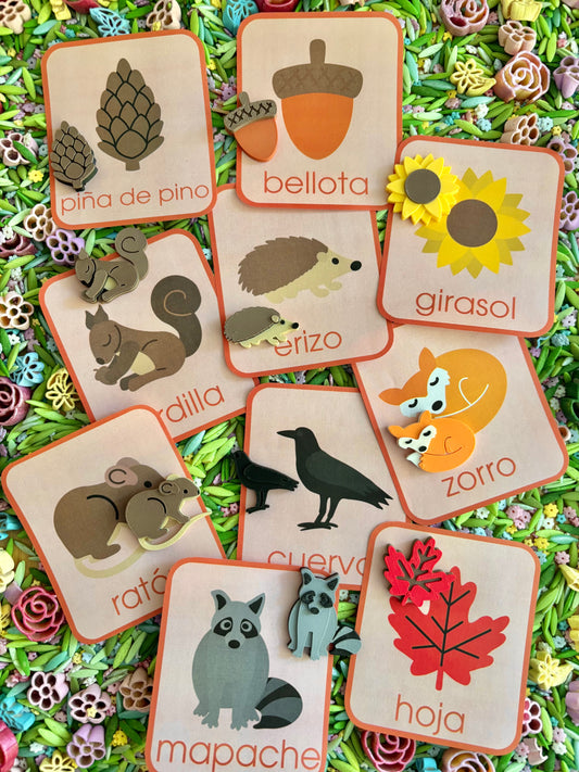 Autumn Minis Matching Cards