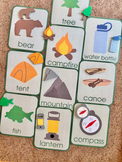Camp Mini Matching Cards
